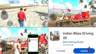 Santa Car New Character Cheat code in Indian bike driving 3d  Indian bike driving 3d new update [upl. by Dwaine]