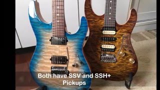 Suhr Modern Custom vs Guthrie Govan Spec [upl. by Krum59]