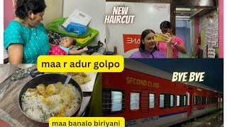 Last vlog 💔 Maa banalo biriyani 😍  vlog [upl. by Akem]