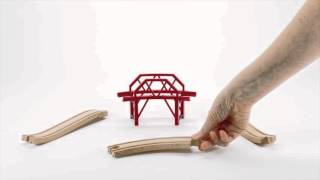 BRIO World  33699 Curved Bridge [upl. by Tiffie]