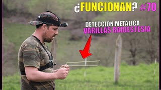 Detección metálica con VARILLAS RADIESTESIA  ¿FUNCIONAN [upl. by Gardel]