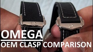 OMEGA Deployant Clasp Comparison Old vs New [upl. by Eicart31]