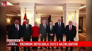 Kardelen TV  ERZURUM HEYECANLA 2025’E HAZIRLANIYOR [upl. by Rayham]