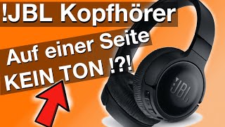 Kein Ton auf einer Seite bei JBL Kopfhoerern Beispiel TUNE 600 btnc [upl. by Groark]