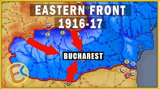 Eastern Front of WW1 animated 191617 [upl. by Ronna139]