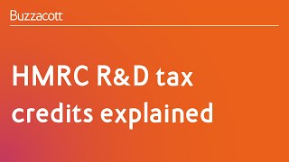 HMRC RampD Tax Credits Explained  Claiming Costs and Compliance [upl. by Ylla]