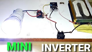 How to make mini inverter [upl. by Lamarre]