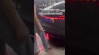 Hk tesla model y upgarde auto rear trunk 🅰️🅱️ [upl. by Elyse]