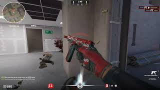 Some more CS2 Highlights  Red Loadout Bloodsport Classic Knife Crimson Web Specialist Gloves [upl. by Lamiv]