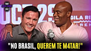 ANDERSON SILVA REENCONTRA CHAEL SONNEN [upl. by Sapphira]