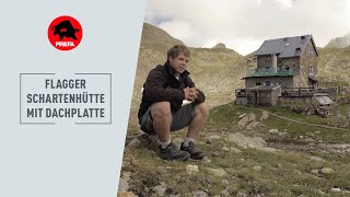 PREFA Neueindeckung der „Flagger Schartenhütte“ in Südtirol [upl. by Barra650]