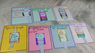 Flip chart ideas fordifferent subjects  For TLM order 📞7598834178 [upl. by Ahsimot]