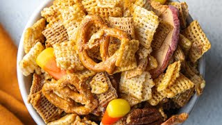 Homemade quotAutumn Harvestquot Chex Mix Recipe [upl. by Hsoj702]