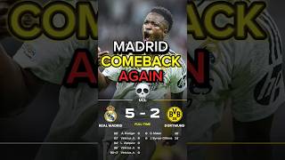 Real Madrid 52 vs Dortmund 😱 [upl. by Oisangi]