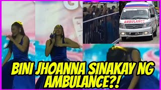 BINI Jhoanna DI NA KINAYA magperform sa Biniverse Gensan Ambulance pinatawag for ASSISTANCE [upl. by Ayel]