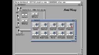 Tuto Partitionner un disque dur et installer le Workbench 31 sur Amiga [upl. by Nohsar]