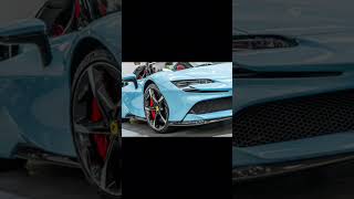 Ferrari SF90 Edit ferrari ferrarisf90 blue youtubeshorts [upl. by Alam]