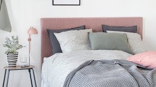 DIY  Make a stylish new headboard by Søstrene Grene [upl. by Aitetel]