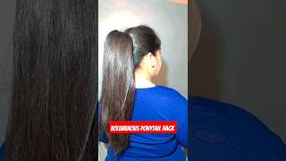 Viral voluminous high ponytail hack with clucher [upl. by Elke]