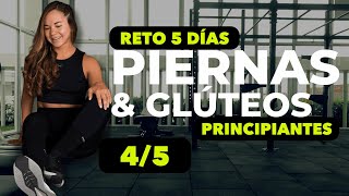 RUTINA PIERNAS Y GLUTEOS EN CASA PARA PRINCIPIANTES  SOLO MANCUERNAS  DÍA 4 DE 5  30 MINUTOS [upl. by Meredithe]