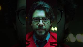 First time professor reveal his face in money Heist web series season 3 amazing trending popular [upl. by Hertberg]