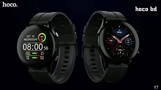 Best Smartwatch 2022  hoco Y7 Smart Watch review [upl. by Iuqcaj]