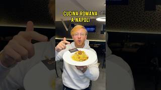 La migliore cucina romana in campania ❤️ napoli carbonara foodshorts [upl. by Ailedamla237]