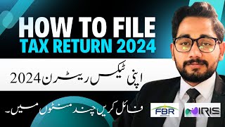 How to file tax return 2024  income tax return 2024  Iris 20 [upl. by Tlok460]