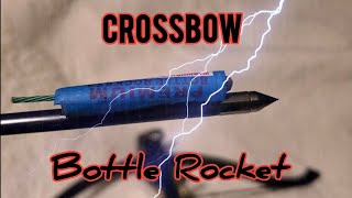 Mini Crossbow firework launch [upl. by Jard351]