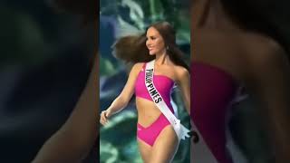 SLOMO TWIRL WITH WINNING SWIM SUIT 👙Cathriona Gray 2018 missuniverse shorts trending viral [upl. by Willetta]