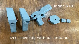 DIY laser tag without Arduino under 10Rs 800 [upl. by Arihsat]