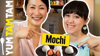 Wir machen JAPANISCHE MOCHI selbst  Mit Kaoru Iriyama  yumtamtam [upl. by Lleznod]