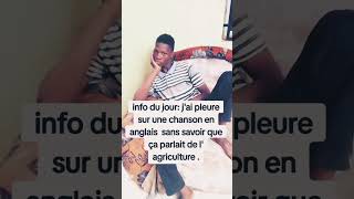 jai pleure sur une chanson en anglais  drôle youtubeshorts [upl. by Inad]