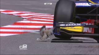 GP2 2013 Monaco  Nasr vs Bird Practice [upl. by Adyaj]