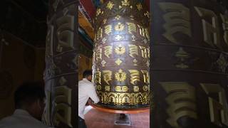 Gaint Prayer Wheel god blessed sikkim jagadeeshema couple travel [upl. by Alatea216]