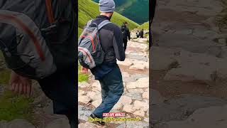 Descending from Ben Nevis Scotland hiking adventure mountains nature travel video [upl. by Tamas]