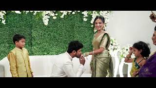 Engagement Video  Srijith and Ramya  Nee Yenadharuginil Nee  Oh Manapenne [upl. by Eirrod]