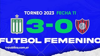 Excursionistas vs San Lorenzo Fecha 11 del Campeonato Femenino YPF Torneo 2023 [upl. by Konikow]