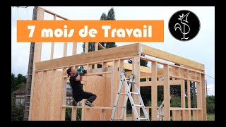 Timelapse  construction dune tiny house de 20m2 [upl. by Gavan185]