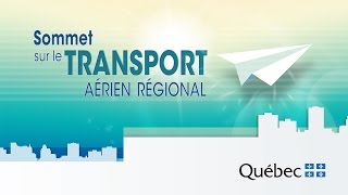 Annonce Sommet sur le transport aérien régional [upl. by Atimad]