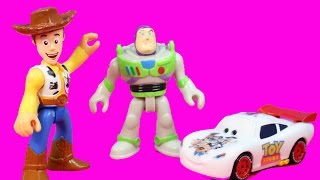 McQueen Saves Buzz Lightyear From Joker Bad Guy Warriors [upl. by Ykvir37]