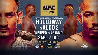 UFC 218 Holloway vs Aldo 2  La Revancha [upl. by Norris]