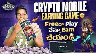 Best Play To Earn Crypto Game For Mobile  Earn Without Investment Game  Epic Ballad Rise Of Heroes [upl. by Aivato110]