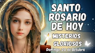 SANTO ROSARIO📿 DE HOY MISTERIOS GLORIOSOS DOMINGO 20 DE OCTUBRE rosario [upl. by Ahterahs605]