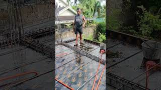 Part 12 Reinforced bar for slab First laid rebar 12mm bicol sorsogon construction structural [upl. by Griz]