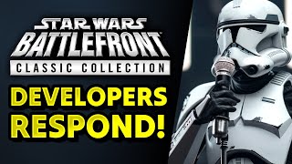 Aspyr Developers Respond About Multiplayer Issues Star Wars Battlefront Classic Collection [upl. by Lemuel833]