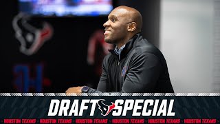 DRAFT SPECIAL Go inside the draft room for the Texans 2024 draft [upl. by Derfliw]