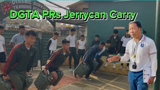 DGTA potential recruits jerrycan Carry episode 3 [upl. by Anivel]