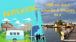 Wohnwagenreise durch Schweden und Norwegen  Roadmovie  Teil 2  Tag 4 bis 7  4K [upl. by Merc885]