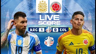 🔴 LIVE SCORE  ARGENTINA VS COLOMBIA  FINAL COPA AMERICA 2024 [upl. by Sil]